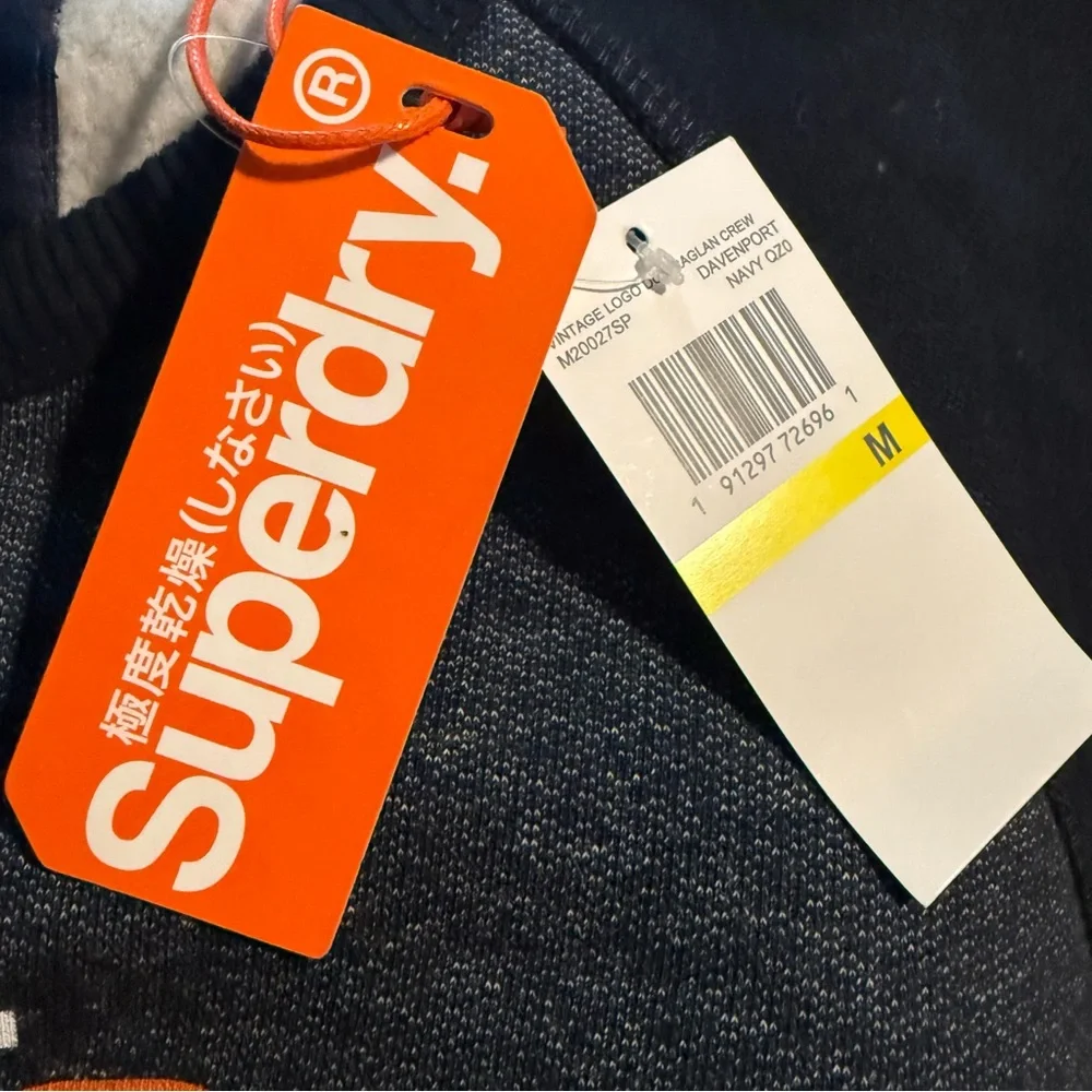 Superdry Men's Vintage‎ logo Crewneck NWT Size M